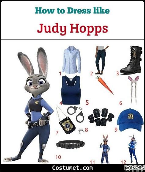 judy hopps costume accessories